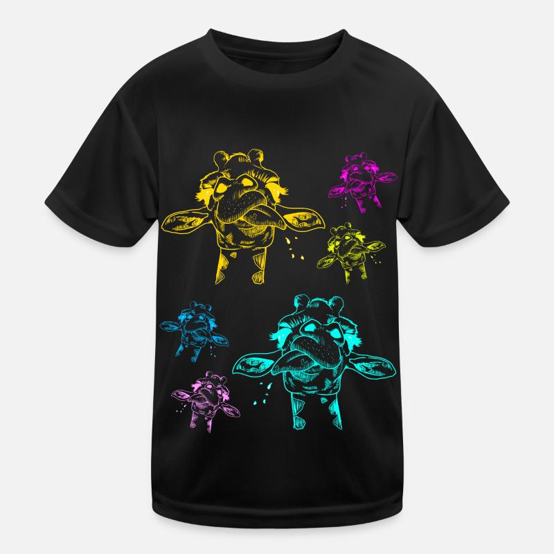Giraffe Giraffen Safari Kinder Funktions-T-Shirt