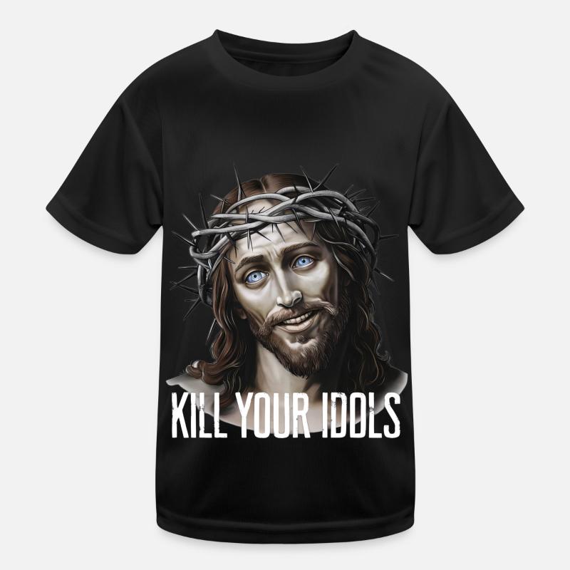 Jesus Kill Your Idols Kinder Funktions-T-Shirt