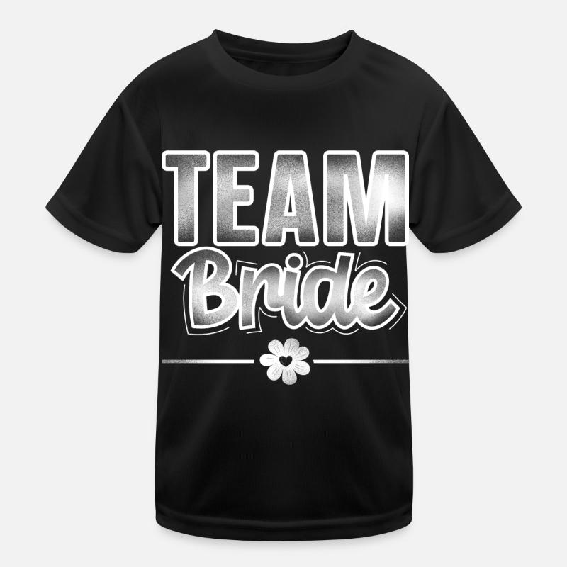 Team Bride Kids Functional T-Shirt
