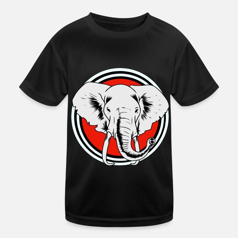 Elefanten Elefant Kinder Funktions-T-Shirt