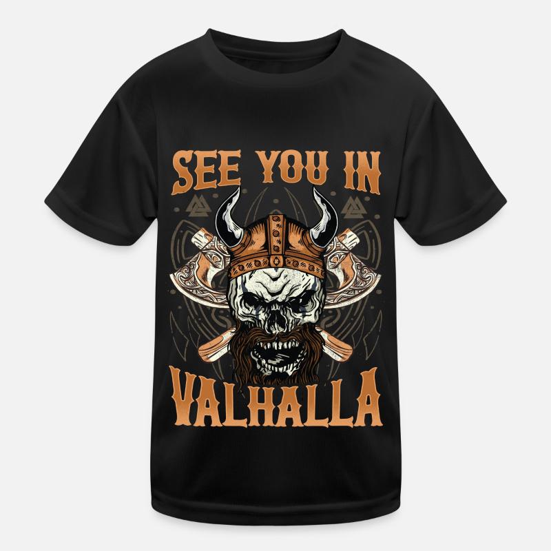 Rendez-vous à Valhalla | Thor | Odin | VIKINGS Ragnar T-shirt sport Enfant