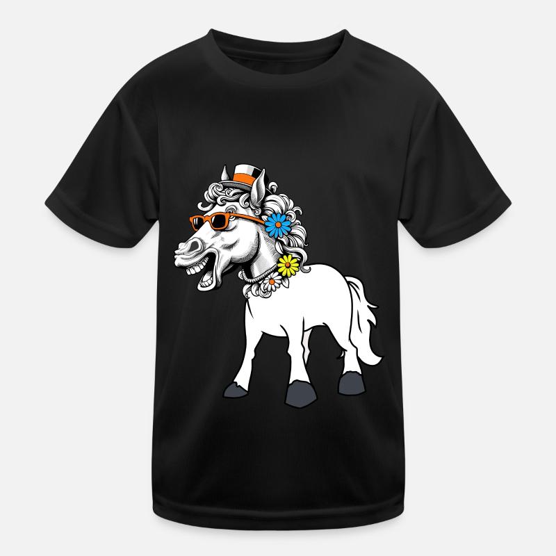 Pferd Diva Star Pferde Lady Sternchen Gaul Reiter Kinder Funktions-T-Shirt