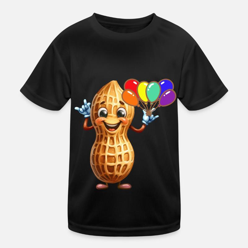 Luftballons Erdnuss Geburtstag Geburtstagsgeschenk Kinder Funktions-T-Shirt