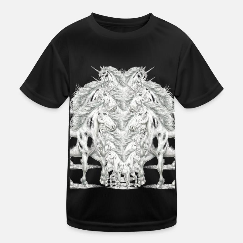 Unicorn Unicorns Mythical Creatures Mythical Animals Fable Kids Functional T-Shirt