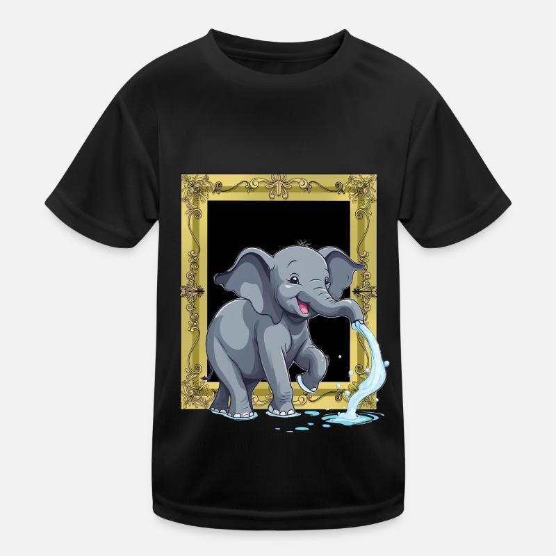 Elefant elefant snabel Funktionsshirt til børn