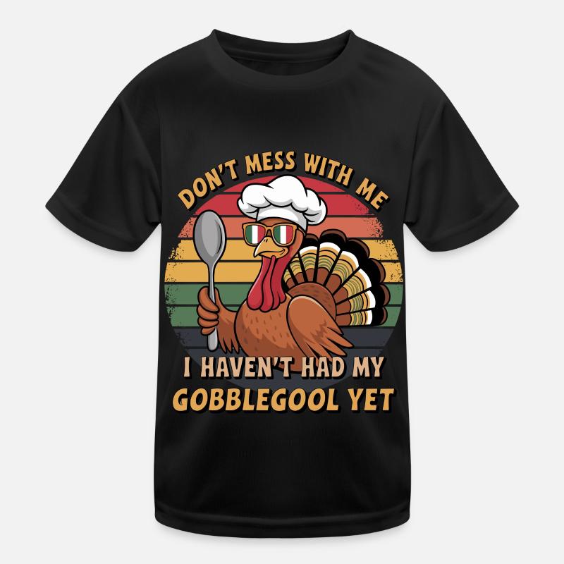 Dinde Thanksgiving Day Gobblegool T-shirt sport Enfant
