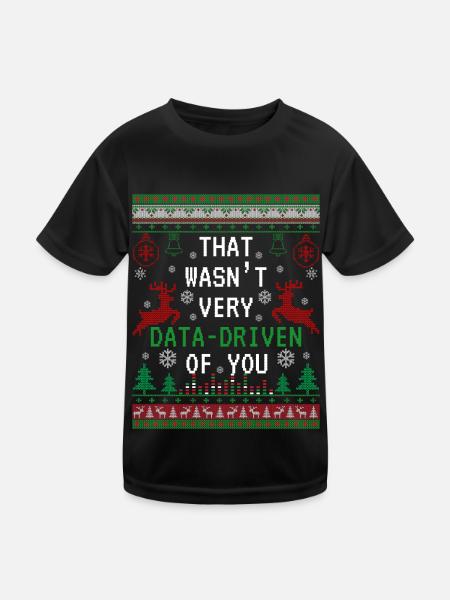 That Wasn't Very Data-Driven Of You - Kids Functional T-Shirt - black - Front