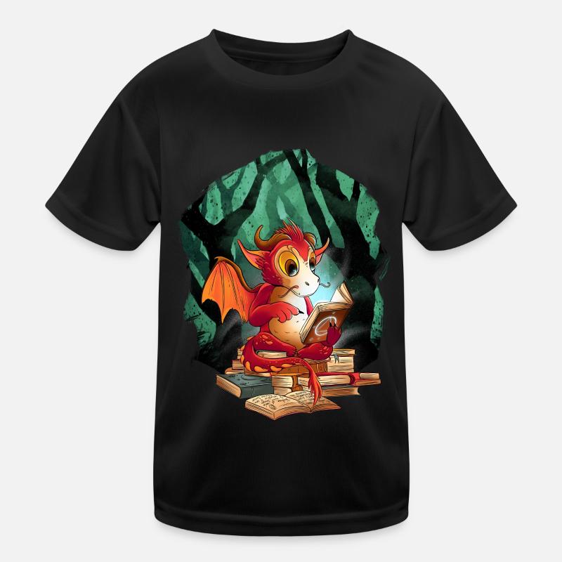 Dragon Dragon Child Kids Mythical Creature Fairy Tale Kids Functional T-Shirt