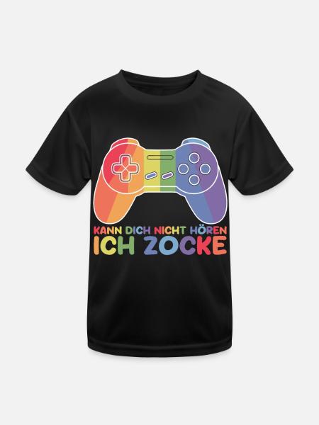 Gamer Gaming Gamer Gaming Noël - T-shirt sport Enfant - noir - Devant