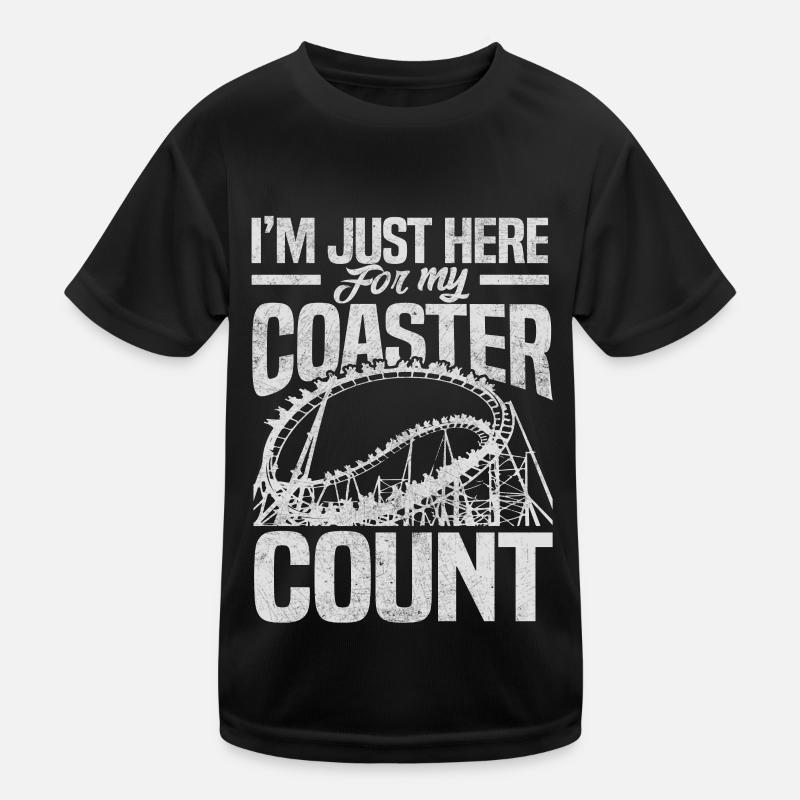 Vintage Rollercoaster Crew I Family Roller Coaster Kids Functional T-Shirt