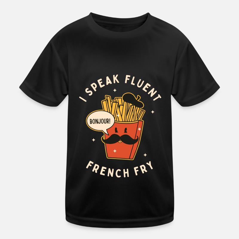 Je parle couramment les frites T-shirt sport Enfant