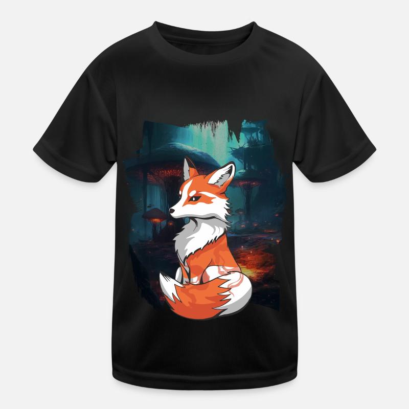 Fuchs Füchse Wald Märchen Märchenfigur Kind Kinder Funktions-T-Shirt