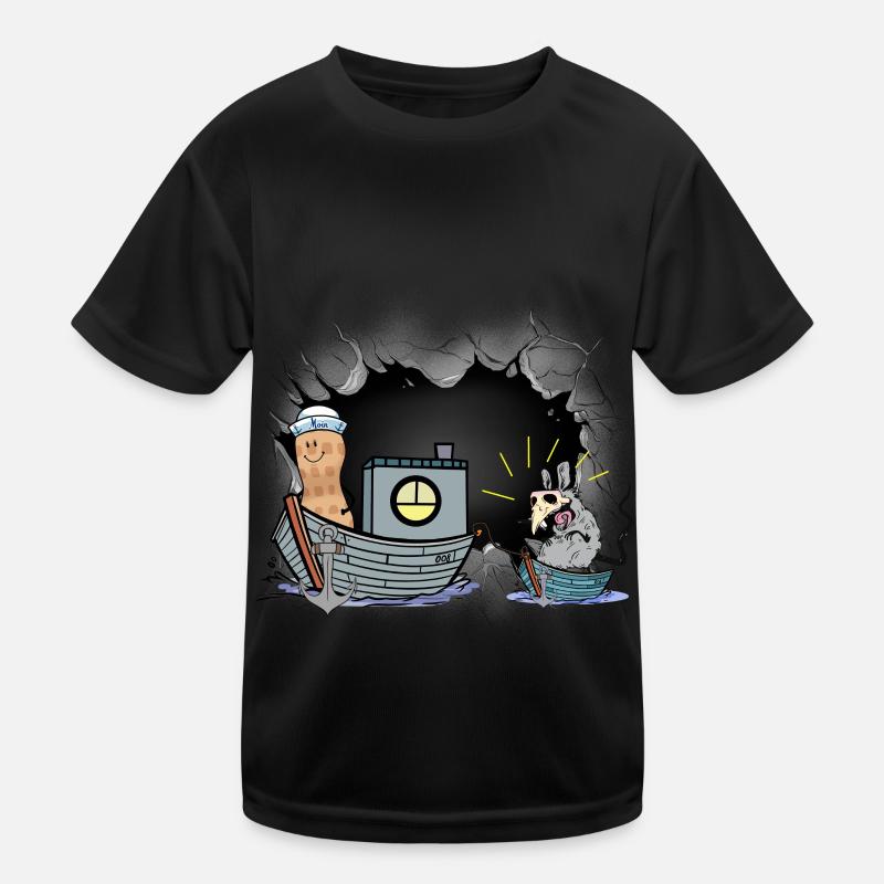Abenteuer Boot Mittelalter Pest Ratte Seuche Reise Kinder Funktions-T-Shirt
