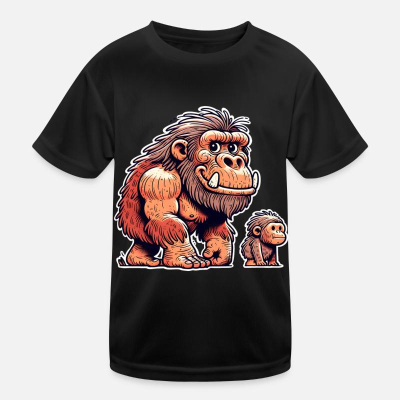 Neandertaler Kinder Funktions-T-Shirt