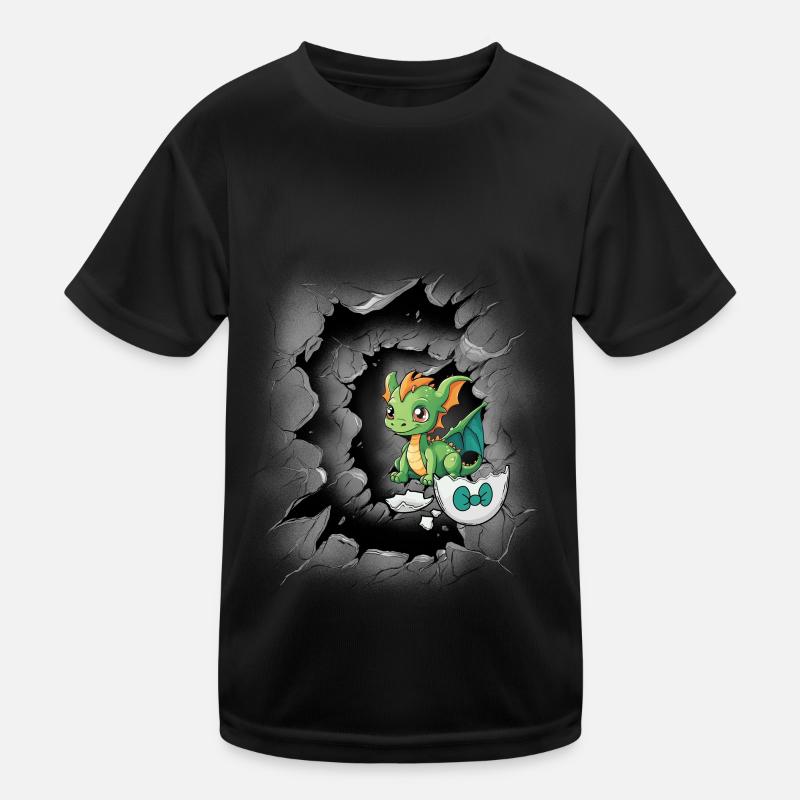 Baby Dragon Eggshell Child Kids Birth Egg Kids Functional T-Shirt