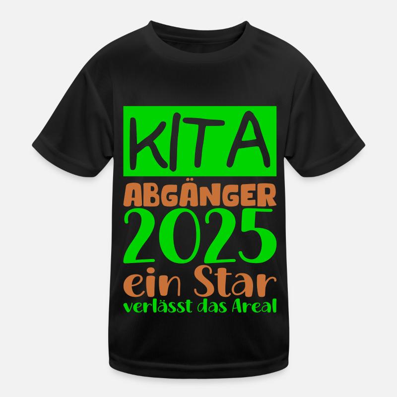 Cadeau d'adieu à la maternelle 2025 pour filles et garçons T-shirt sport Enfant