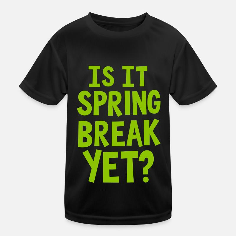 Compte à rebours des vacances de printemps disant citation T-shirt sport Enfant