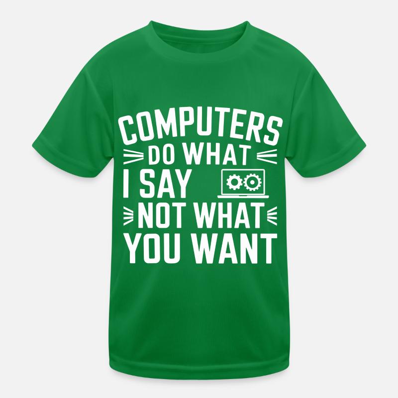 Support Administrateur Nerd Computer Tech T-shirt sport Enfant