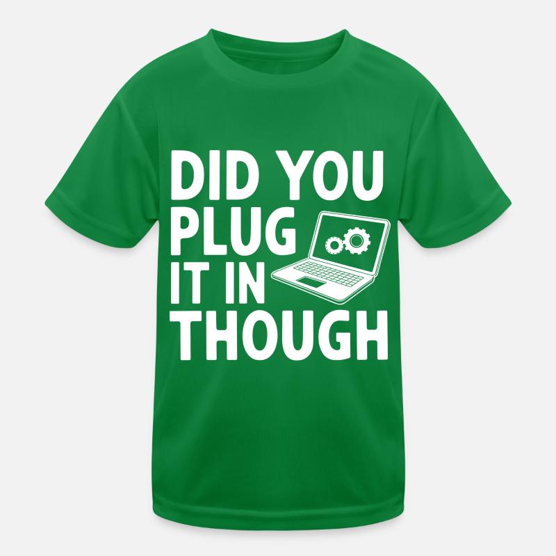 Support Administrateur Nerd Computer Tech T-shirt sport Enfant
