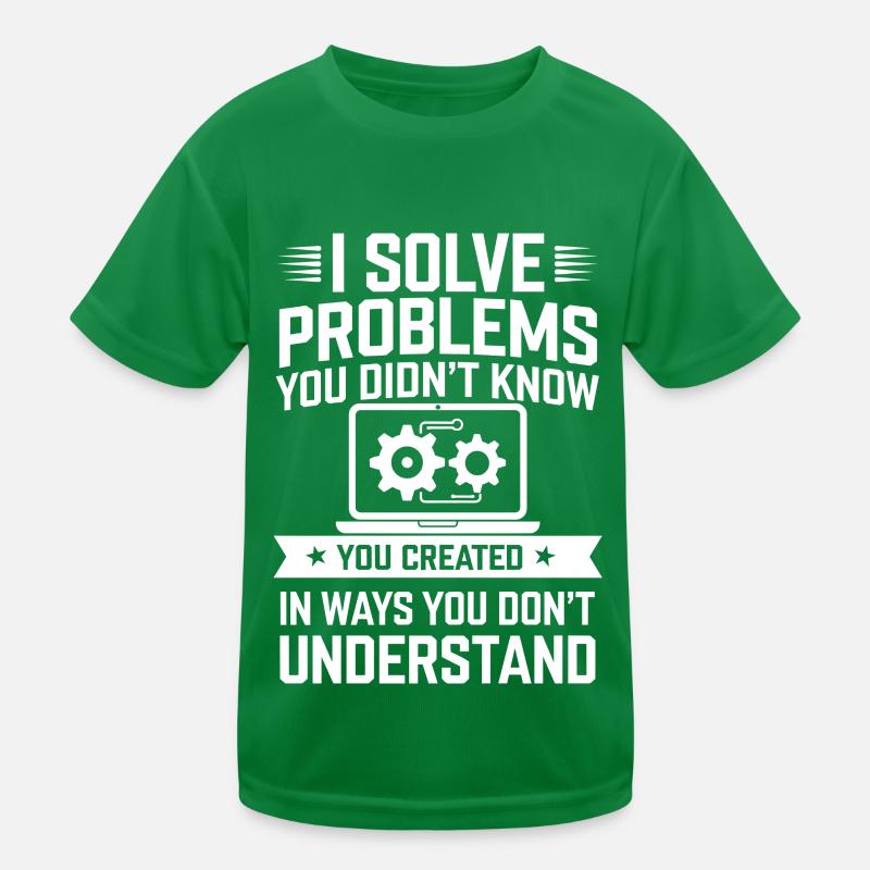 Support Administrateur Nerd Computer Tech T-shirt sport Enfant