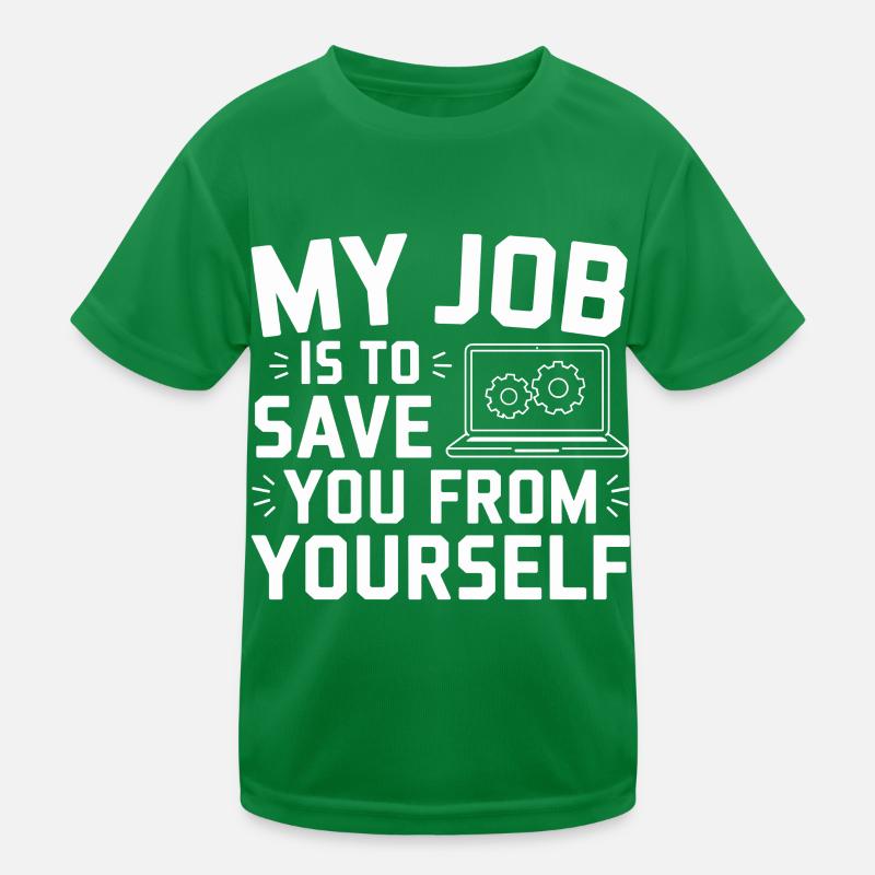 Support Administrateur Nerd Computer Tech T-shirt sport Enfant