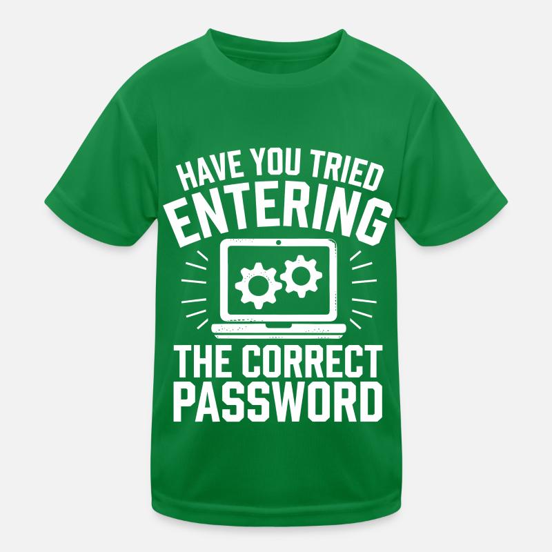 Administrator Support Nerd Computer Tech Kids Functional T-Shirt