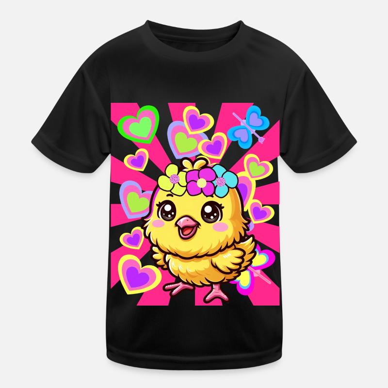 Spring Easter Chick Kids Child Baby Kids Functional T-Shirt