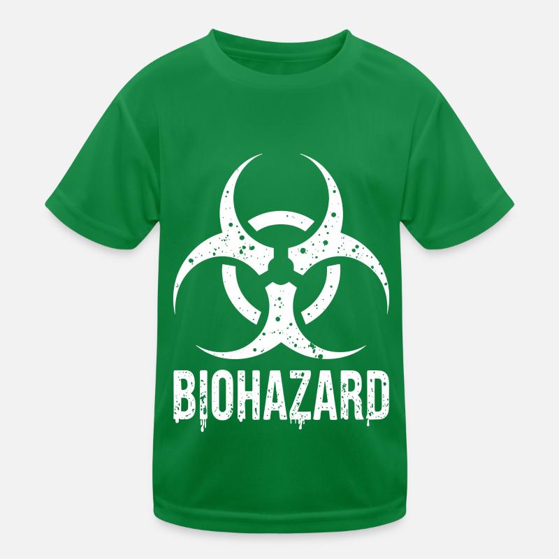 Biohazard Grunge Zombies Apokalypse Horror Kinder Funktions-T-Shirt