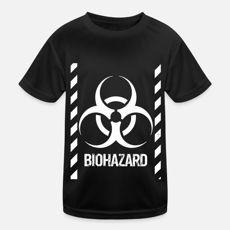 Biohazard Grunge Zombies Apokalypse Horror Kinder Funktions-T-Shirt