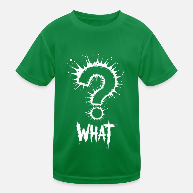 What Question Mark Splash Kids Functional T-Shirt