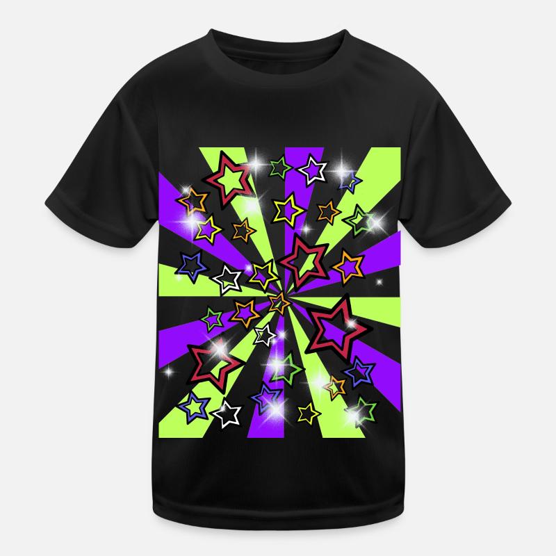 Retro Star 60s Vintage Kids Functional T-Shirt