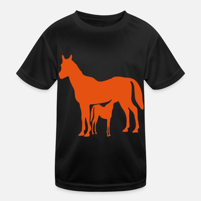 pferd Kinder Funktions-T-Shirt
