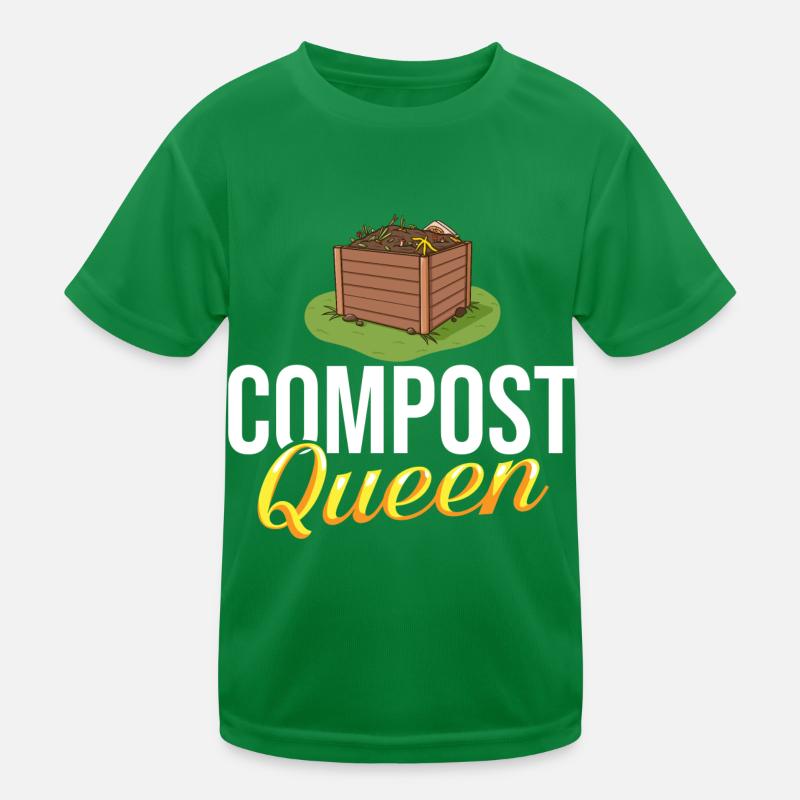 Compostage Compost Worm Waste T-shirt sport Enfant