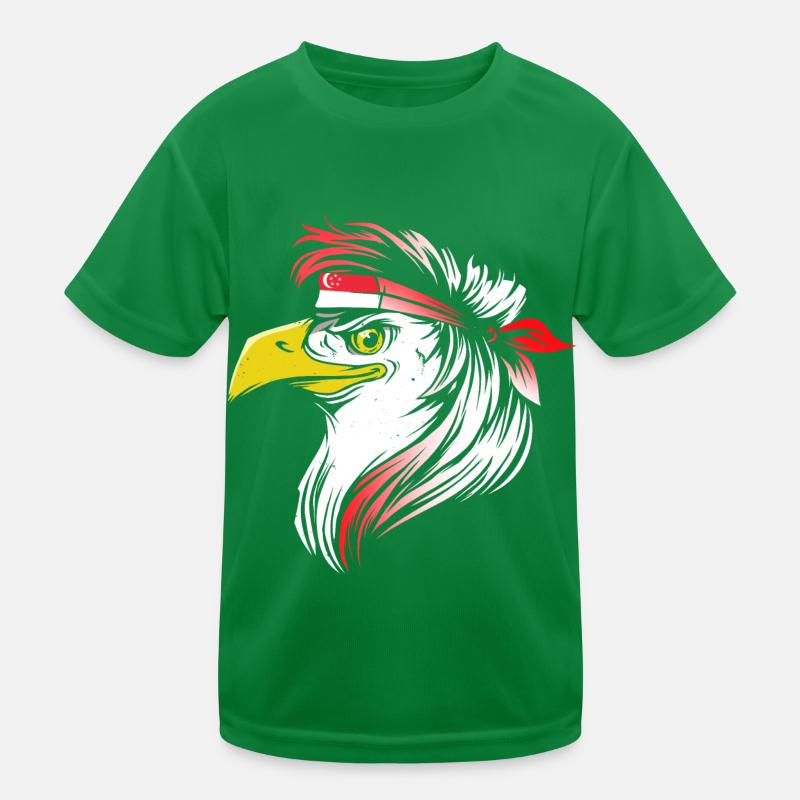 Singapur Kinder Funktions-T-Shirt