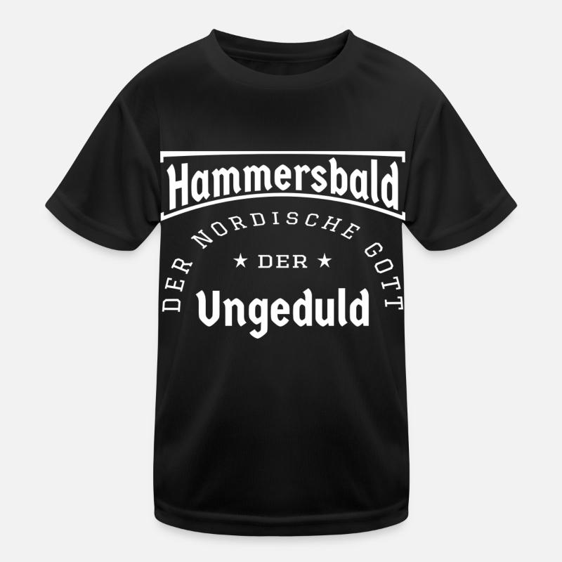Hammersbald Ungeduld ungeduldig Geschenk Spruch Kinder Funktions-T-Shirt