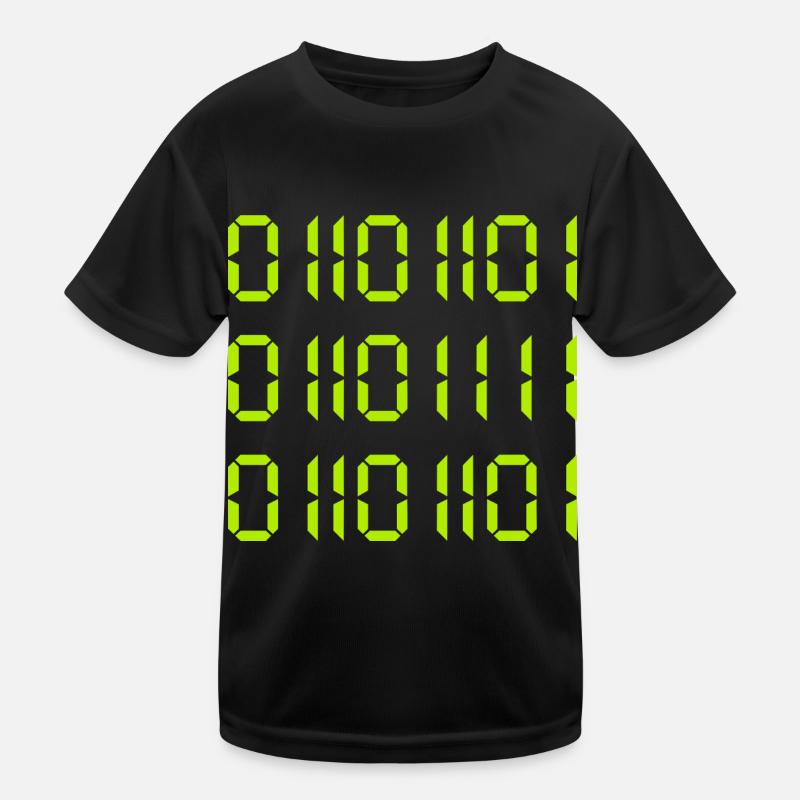 MOM - in Binary Kids Functional T-Shirt