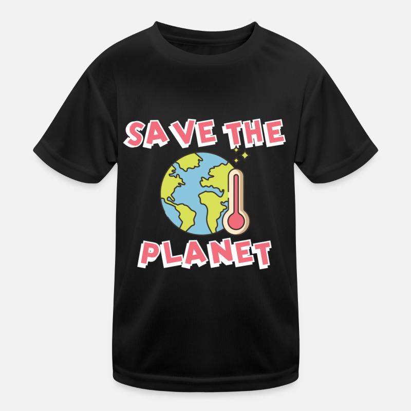 Climate change Climate protection Kids Functional T-Shirt