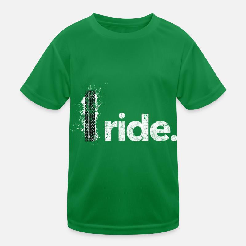motorcycle Kids Functional T-Shirt