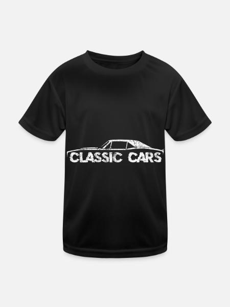 automobile - Kids Functional T-Shirt - black - Front