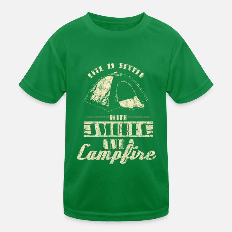 Scout camping Kids Functional T-Shirt