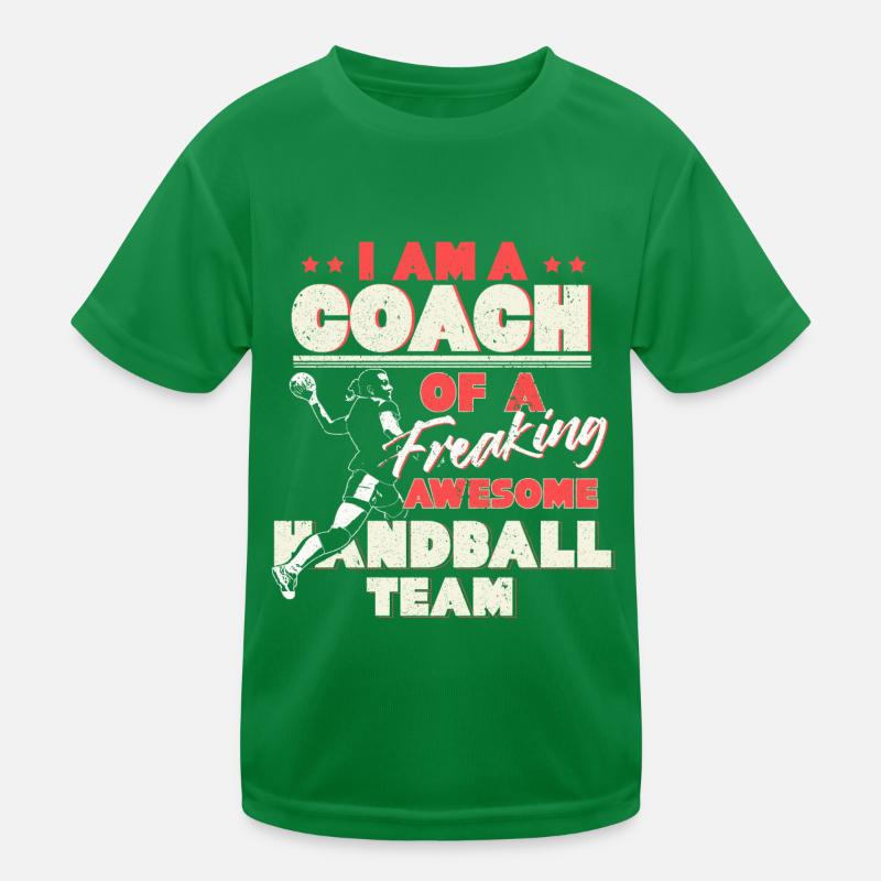 Trainer Handball Geschenk Kinder Funktions-T-Shirt
