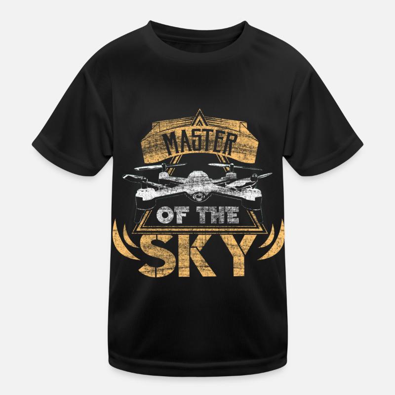 Drone Pilot Quadcopter Drone Kids Functional T-Shirt