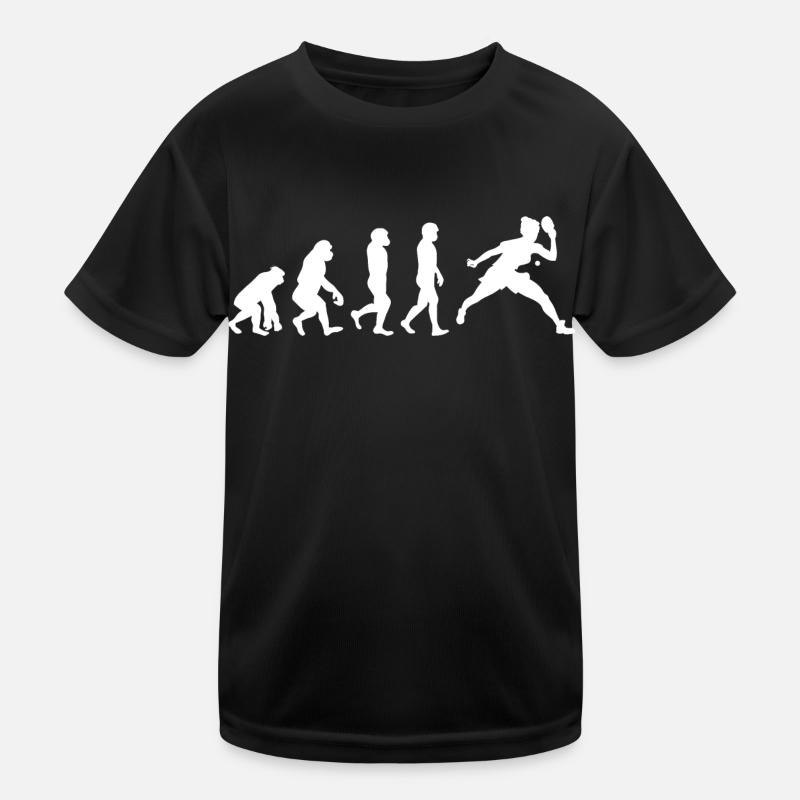Ping Pong Table Tennis Paddle Player Evolution Kids Functional T-Shirt