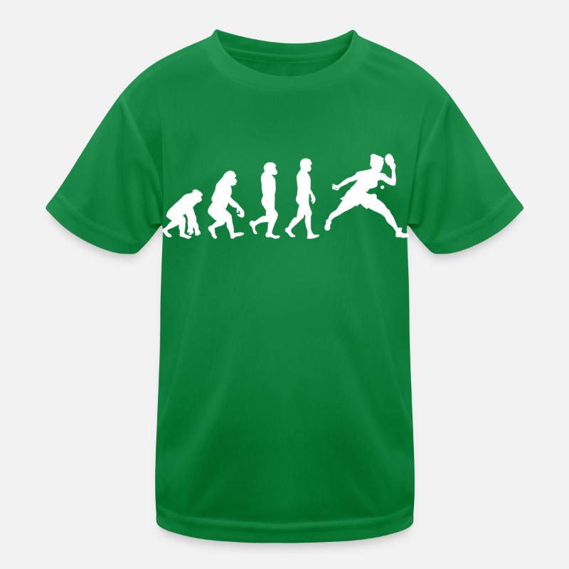Ping Pong Table Tennis Paddle Player Evolution Kids Functional T-Shirt