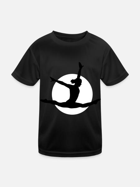 turnerin_2c - Kids Functional T-Shirt - black - Front