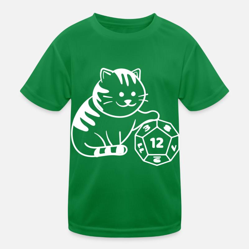 Dungeon Meowster Cube Kids Functional T-Shirt