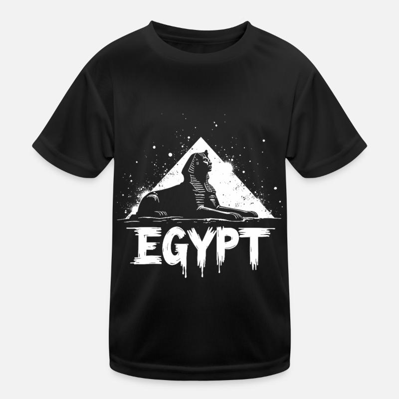 Ägypten Sphinx Pyramide Kinder Funktions-T-Shirt