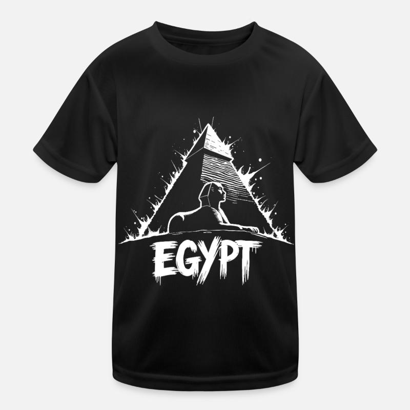 Ägypten Sphinx Pyramide Kinder Funktions-T-Shirt