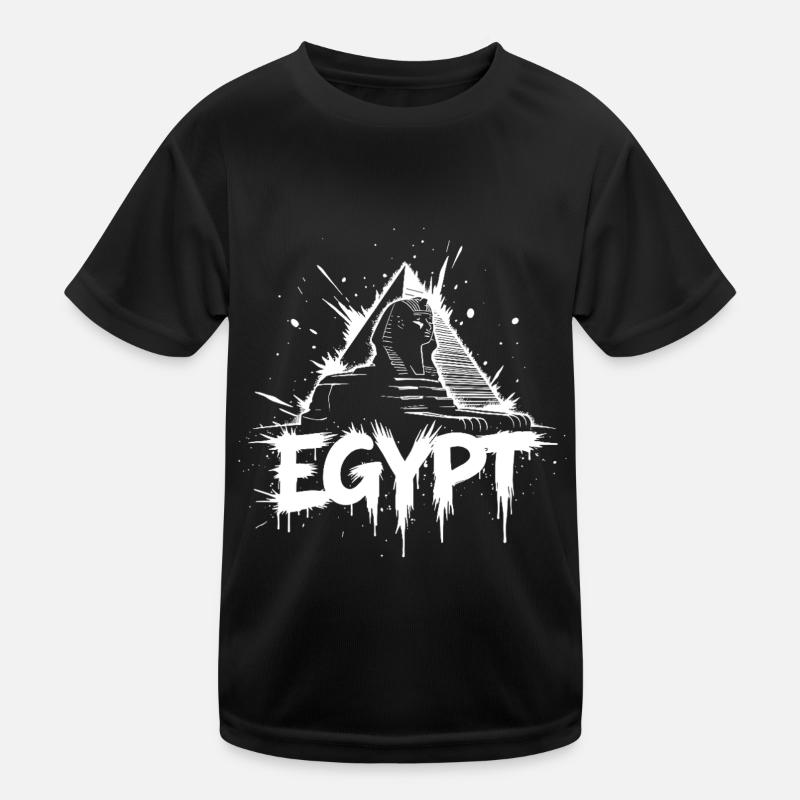 Ägypten Sphinx Pyramide Kinder Funktions-T-Shirt