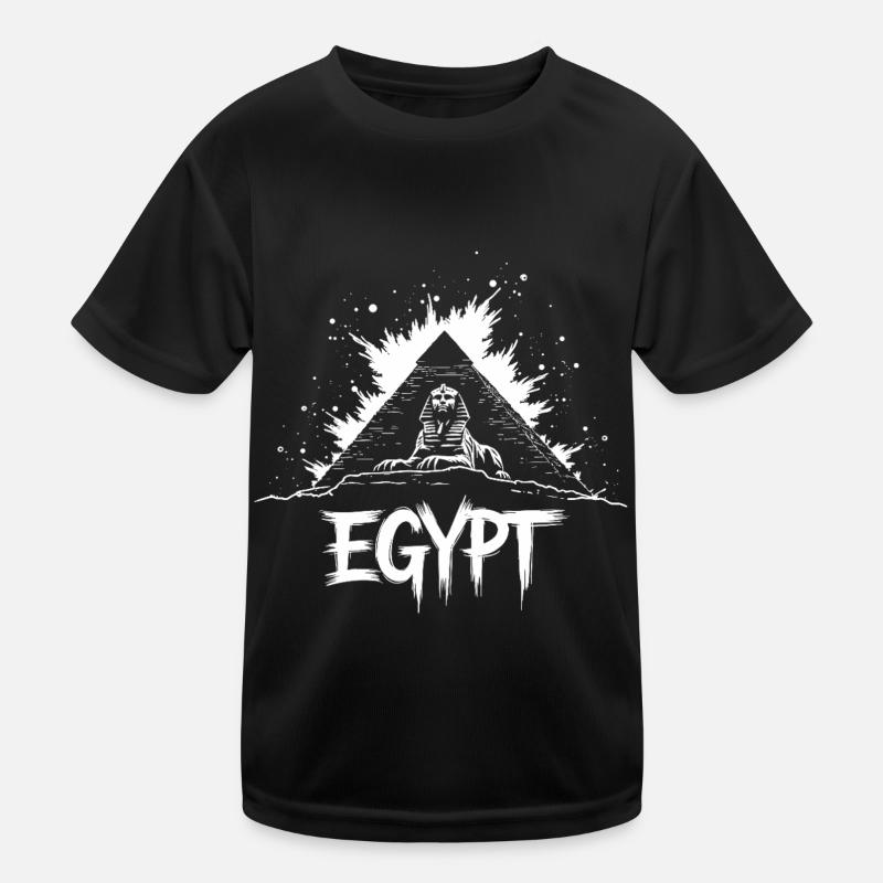 Ägypten Sphinx Pyramide Kinder Funktions-T-Shirt